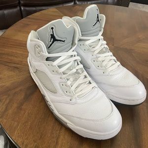 Air Jordan 5 “Metallic White” (No Box)